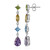 Orecchini in argento con Ametista