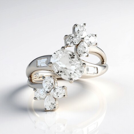 Anello in argento con Zircone (de Melo Essence)