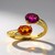 Anello in oro con Granato Mandarino (CIRARI)