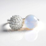 Anello in argento con Opale di Welo (de Melo Essence)