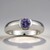 Anello in argento con Tanzanite (Pallanova)