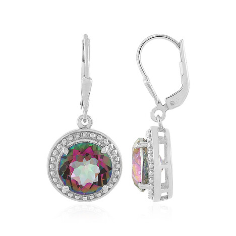 Mystic Quartz Silver Earrings