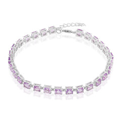 Bracelet en argent et Améthyste