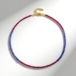 Collana in argento con Rubino