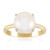 Zilveren ring met een Witte zoetwater kweekparel (TPC)