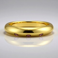 Anello in argento con Rodolite