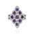 Sibirischer Amethyst-Silberring