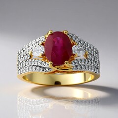 Anello in oro con Rubino della Birmania (Rifkind 1894 Collection)