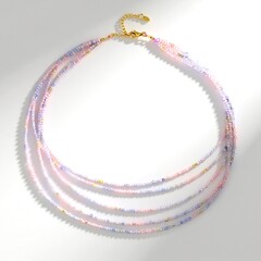 Collana in argento con Berillo Fancy