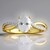 Anello in oro con Pietra di Luna Arcobaleno AAA (Mark Kaufman)