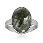 Seraphinit-Silberring (Bali Barong)