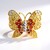 Bague en argent et Citrine Madère (Gems en Vogue)