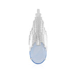 Zilveren hanger met een Aqua Chalcedoon (MONOSONO COLLECTION)