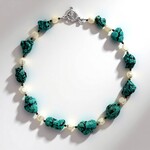 Collana in argento con Magnesite Blu (Dallas Prince Designs)