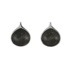 Orecchini in argento con Quercia Nera