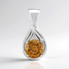 Pendentif en argent et Sphalérite