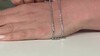 Brazalete en plata con Zircón