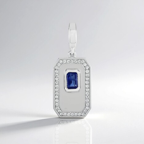 Ciondolo in argento con Cianite del Nepal