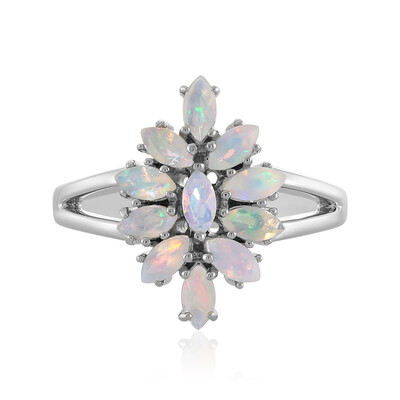 Anello in argento con Opale di Welo