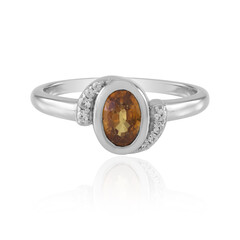 Mandarin-Zirkon-Silberring