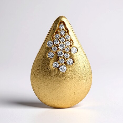 Ciondolo in argento con Diamante I1 (G) (Annette)