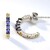 Orecchini in argento con Tanzanite (Gems en Vogue)