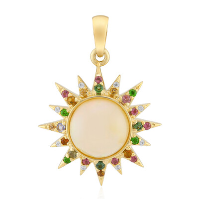 Ciondolo in argento con Opale di Welo