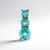 Ciondolo in argento con Quarzo color paraiba