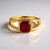 Anillo en plata con Rubí de Madagascar