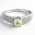 Anello in argento con Prehnite