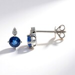 Orecchini in oro con Zaffiro Ceylon Blu (CIRARI)