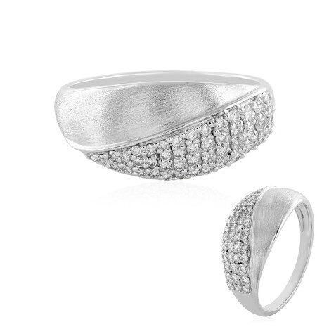 Gouden ring met Loepzuivere (F) Diamanten (LUCENT DIAMONDS)