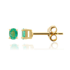 Orecchini in argento con Smeraldo Zambia