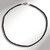 Collana in argento con Spinello Nero