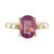Anello in argento con Fluorite Rosa
