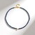 Collana in argento con Perla d'Acqua Dolce Bianca