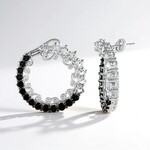 Orecchini in argento con Topazio Bianco (Dallas Prince Designs)