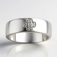 Bague en argent et Diamant I1 (G) (Annette)