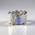Anello in argento con Opale di Welo (de Melo)