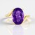 Bague en argent et Améthyste de Zambie