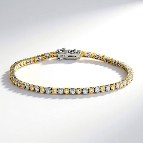 Bracciale in oro con Diamante Giallo SI2 (CIRARI)