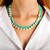 Collar en plata con Amazonita (Riya)