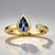 Anello in oro con Tanzanite AAA