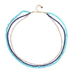 Collar en plata con Ópalo rosa