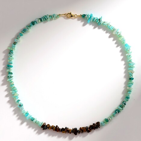 Collier en argent et Amazonite
