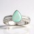 Anello in argento con Calcedonio Acqua