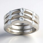 Anello in argento con Zircone