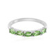 Anello in argento con Tsavorite della Tanzania