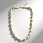 Collana in argento con Perla d'Acqua Dolce Bianca (TPC)
