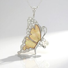 Collana in argento con Madreperla